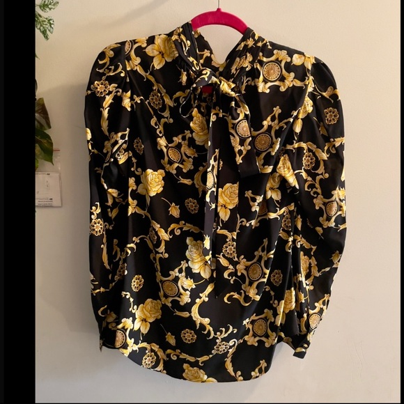 VERONICA BEARD PRINTED BLOUSE SIZE 6 - Picture 3 of 6